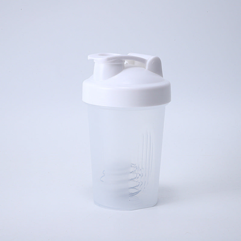 Portable 400ml Plastic Fitness Shaker Cup with Mixing Ball