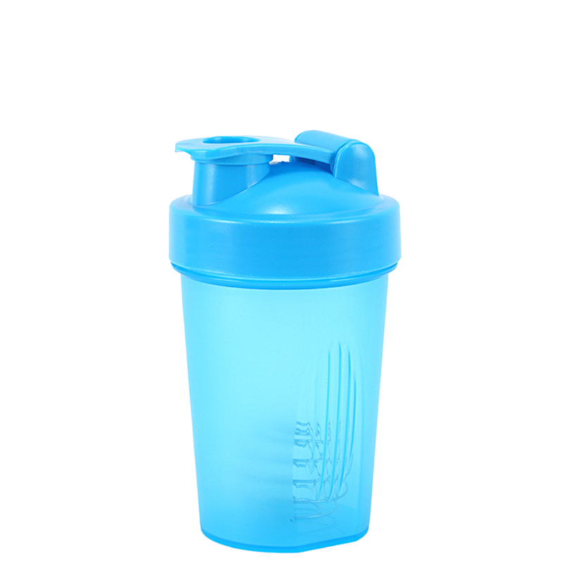 Portable 400ml Plastic Fitness Shaker Cup with Mixing Ball