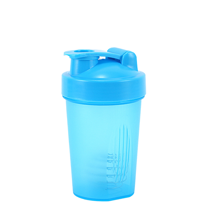 Portable 400ml Plastic Fitness Shaker Cup with Mixing Ball