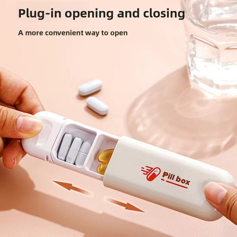Plastic Pill Organizer with Light-Proof Seal