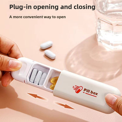 Plastic Pill Organizer with Light-Proof Seal