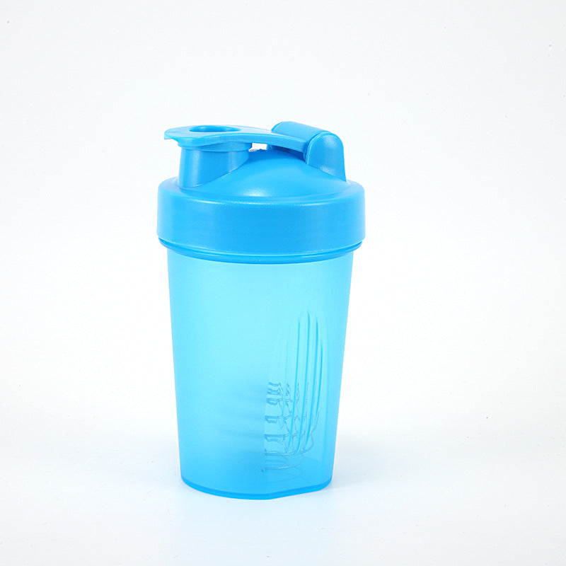 Portable 400ml Plastic Fitness Shaker Cup with Mixing Ball