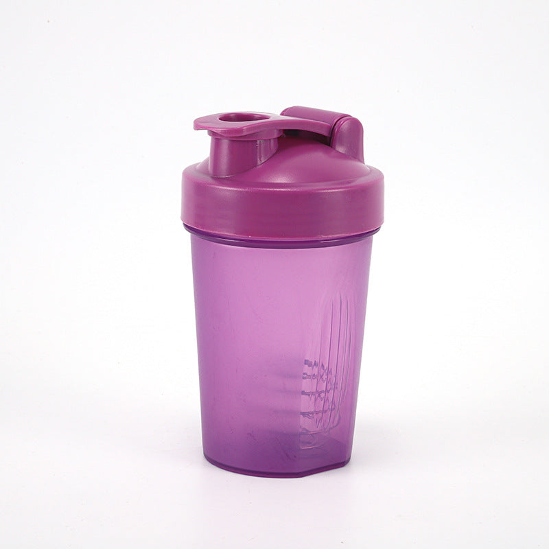 Portable 400ml Plastic Fitness Shaker Cup with Mixing Ball