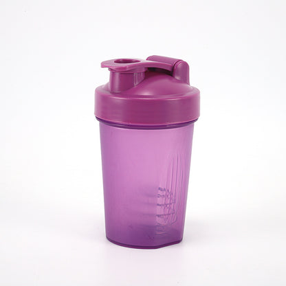 Portable 400ml Plastic Fitness Shaker Cup with Mixing Ball