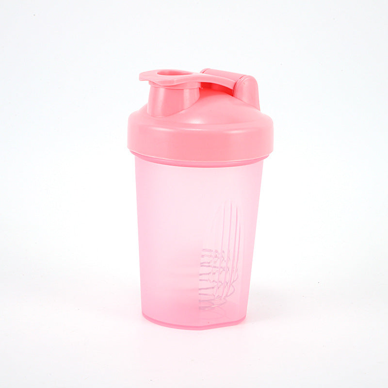 Portable 400ml Plastic Fitness Shaker Cup with Mixing Ball