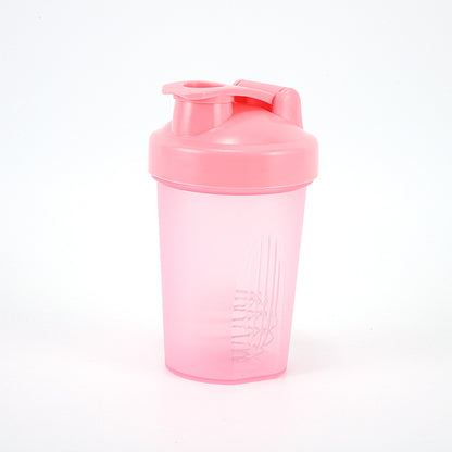 Portable 400ml Plastic Fitness Shaker Cup with Mixing Ball
