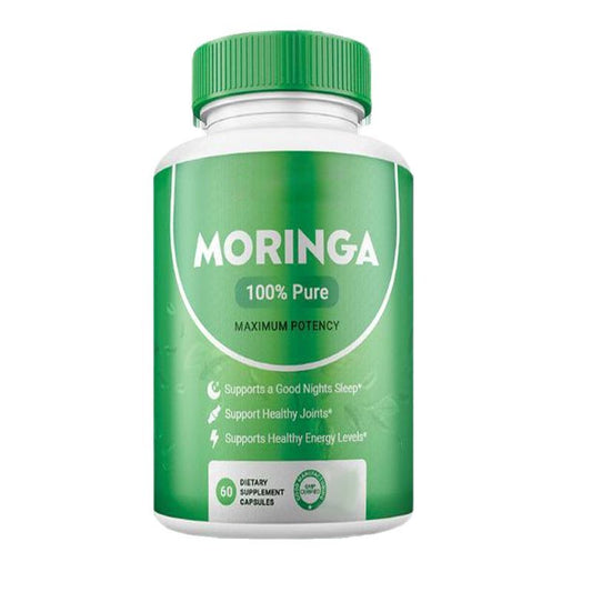 Moringa Capsules, 60 Count - Natural Dietary Supplement