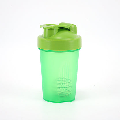 Portable 400ml Plastic Fitness Shaker Cup with Mixing Ball