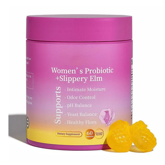 Vaginal Probiotics for Women, Feminine PH Balance Gummies for Healthy Odor, Yeast Balance & Flora + Vitamin C for Immune Support -Pineapple